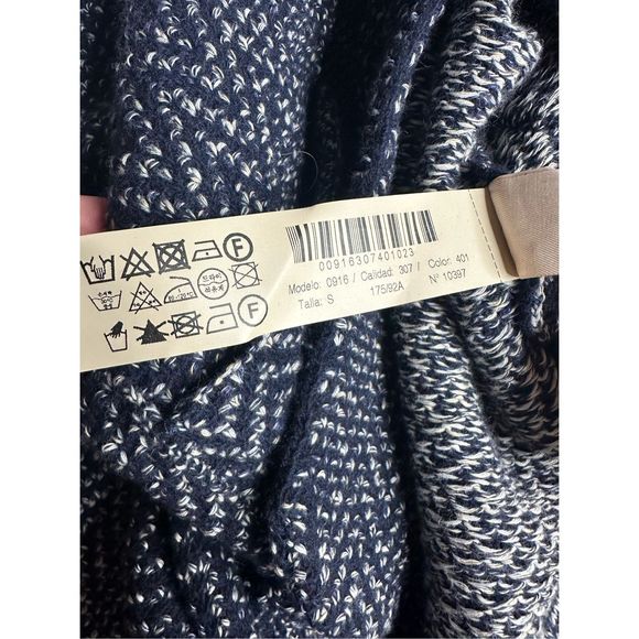 Massimo Dutti Knit Wool Blend Collared Blazer Sweater Jacket‎ Size Small Women's - Picture 10 of 10